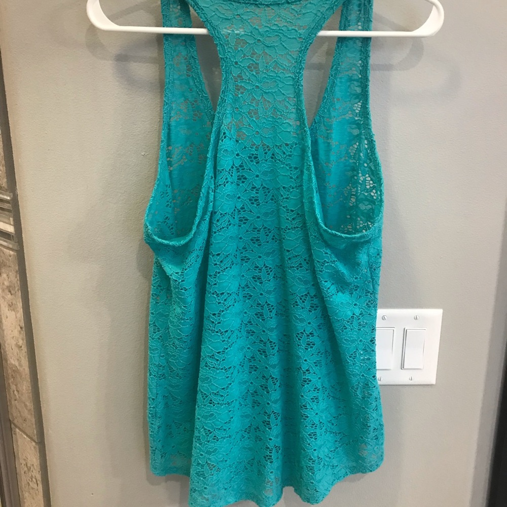 Maurices lace racer back tank and cami set